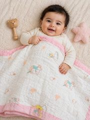 Unicorn - Muslin Baby Blanket